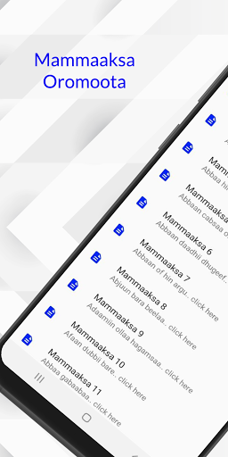 Android application Mammaaksa Oromoo 350 screenshort