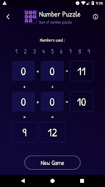 #2. Sum of Number Puzzle (Android) By: Rudra's Game