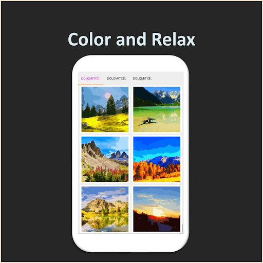 Color by Number - dolomiti Screen 3