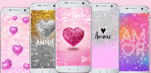 Cute Glitter Wallpapers Love Backgrounds Apps On Google Play