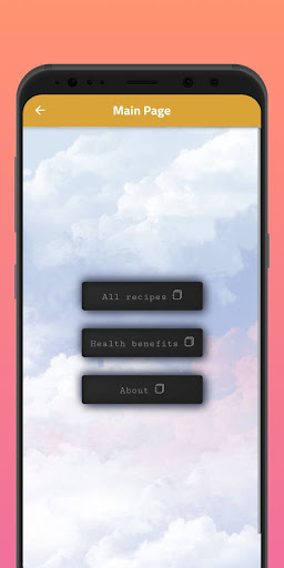 Android application Jam Recipes screenshort