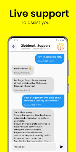 Globbook Screen 3