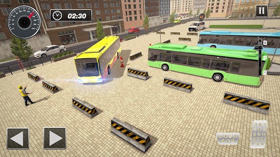 Modern Bus Fahren Klassisch Parkplatz Screenshot