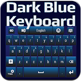 Dark Blue Keyboard icon