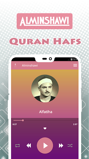 Android application Holy Quran seddik el menchaoui screenshort