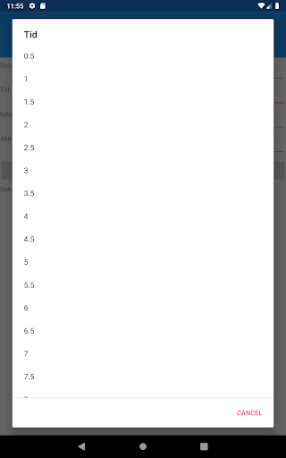 Tidsskrivning Screen 2
