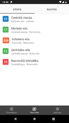 Riga Transport - timetables apktram screenshots 6