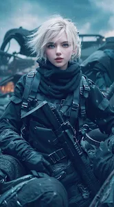 Army Girl Wallpaper HD