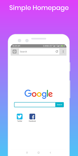 Android application Uce Mini Browser - Safe & Fast screenshort