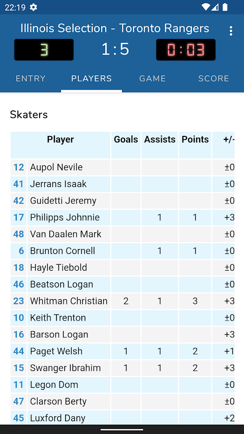 Hockey Statisticsのおすすめ画像4
