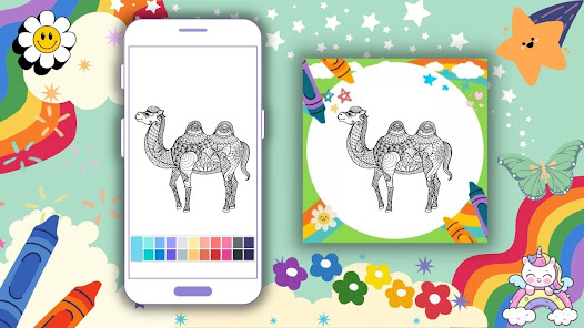 Coloring Book: Camel Mandala 1.1 APK + Мод (Unlimited money) за Android