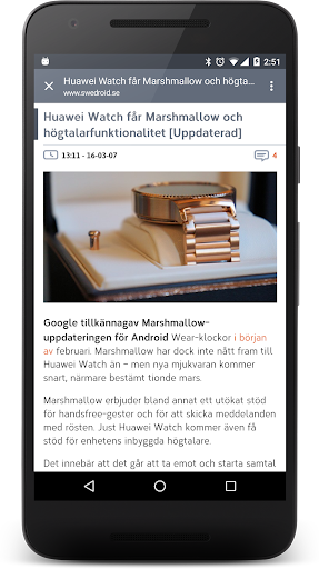 Swedroid för Android