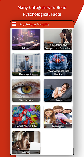 Psychology Insights - Facts Screen 3
