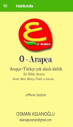 O-Arapça Sözlük