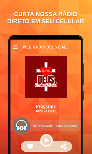 Android application Web Radio Deus é Maravilhoso screenshort