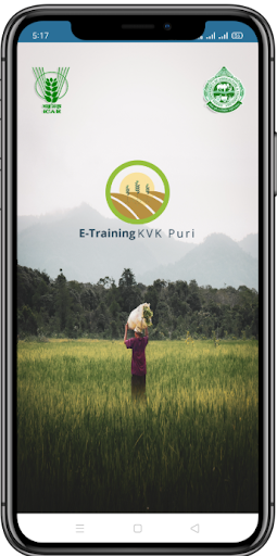Android application Etraining KVK Puri screenshort