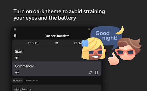 Yandex Translate Tangkapan layar