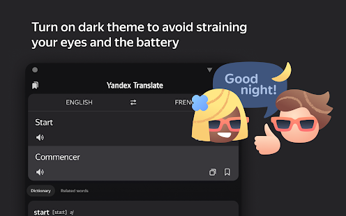 Yandex Translate Captura de pantalla