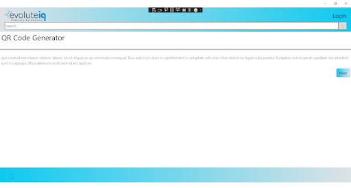 QR code generator Screen 3