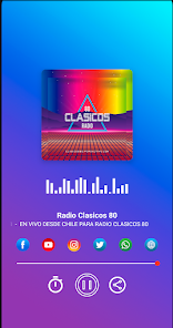 Captura de Pantalla 1 Radio Clasicos 80 android
