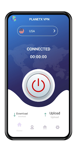 Android application PlanetX VPN: Fast & Secure Net screenshort
