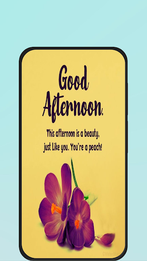 Android application good afternoon wishes screenshort