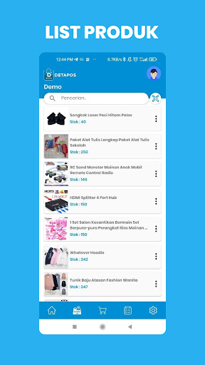 Android application Detapos screenshort