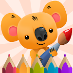 Cover Image of Tải xuống Сoloring Book for Kids with Koala 3.3 APK
