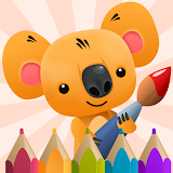 Сoloring Book for Kids with Koala icon