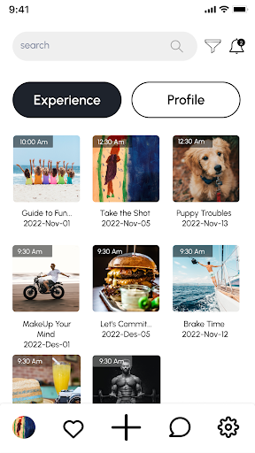 Android application Sherr screenshort