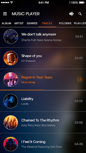 Music Player For Galaxy Screen 2