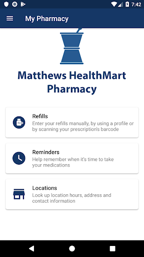 Matthews Health Mart Pharmacy Screenshot 1 - AppWisp.com