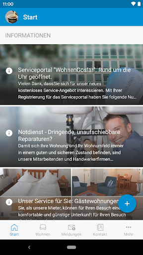 Android application WohnenGoslar - meine MieterApp screenshort
