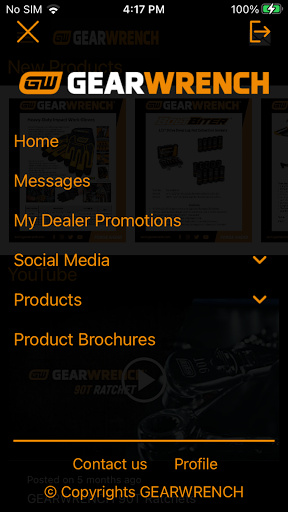 Android application GEARWRENCH screenshort