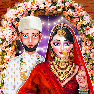 Hijab Wedding Makeup -Dress up apk