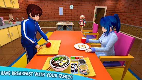 Anime Virtual Father Simulator Varies with device APK screenshots 11