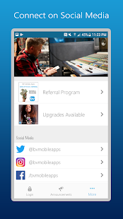 BV Mobile Apps Screenshot