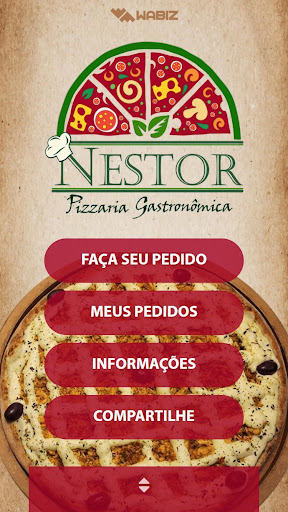 Android application Nestor Pizzaria Gastronômica screenshort