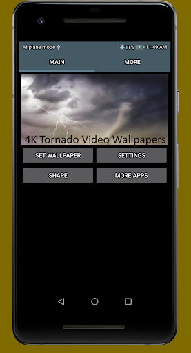 4K Tornado Video Wallpaper Screen 3