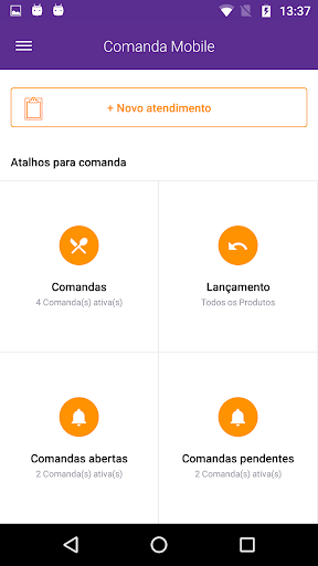 Linx Postos Comanda Mobile Screen 2