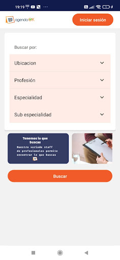AGENDAOK CLIENTE Screen 2