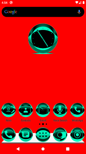 Android application Teal Icon Pack Style 2 screenshort