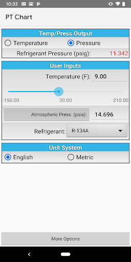 HVAC PT Chart Plus Screen 3