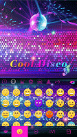 screenshot of Cool Disco Keyboard Background