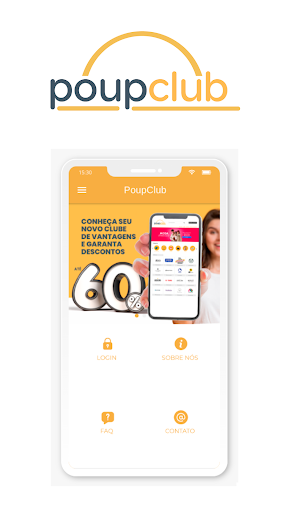 Android application PoupClub screenshort