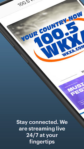 Android application 100.5 WKXA screenshort