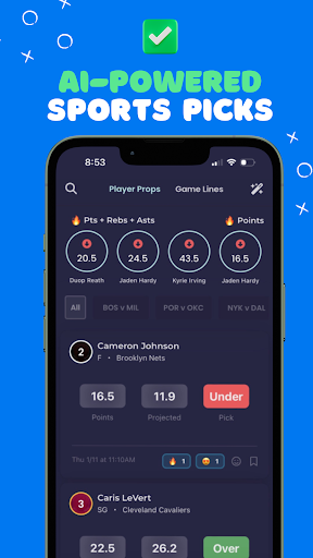Android application JukePicks screenshort