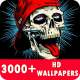 Amazing Skull Live Wallpaper HD icon