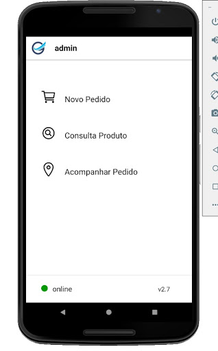Android application Dicer - Vendas screenshort
