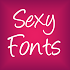 Sexy Fonts for FlipFont11.0.0